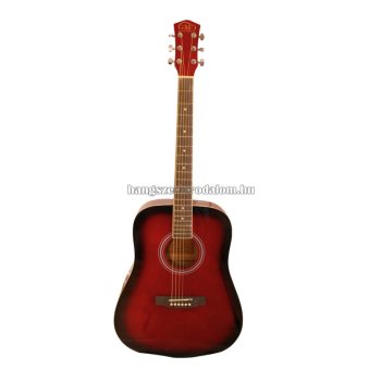 GMC-AF29H-RD Akusztikus (western) gitár redburst