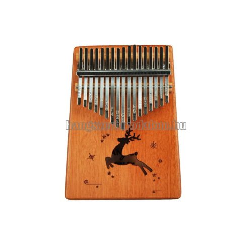 ARK-N-REINDEER - Mahagóni kalimba 17 hangú- Reindeer design