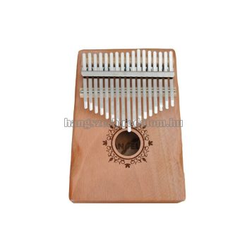   ARK-B-FLOWER - Mahagóni kalimba, lekerekített testtel, 17 hangú - Flower design