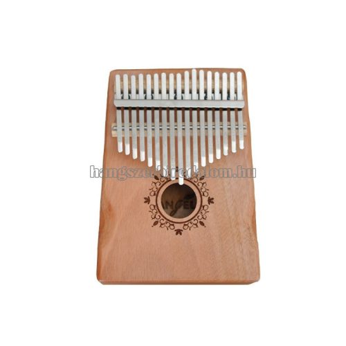 ARK-B-FLOWER - Mahagóni kalimba, lekerekített testtel, 17 hangú - Flower design