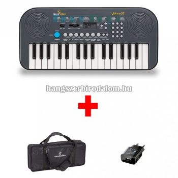   JUKEY32-BUNDLE - 32 mini billentyűs szintetizátor csomag hordtáskával és tápadapterrel