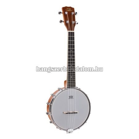 SUBJ-20 - Ukulele-banjo sapele mahagóni testtel és REMO bőrrel