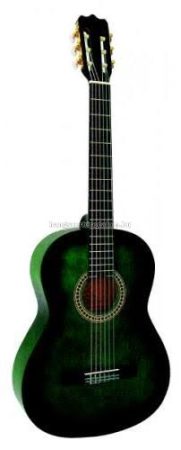 MSA zöld klasszikus gitár C27