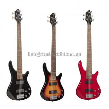   GUNBARREL5- 5 Húros elektromos basszusgitár hídra és nyakra szerelt pickuppel, több színben