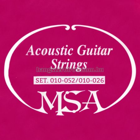 MSA SW-12  – 12 húros akusztikus gitárhúr szett (010-052 – 010-026)