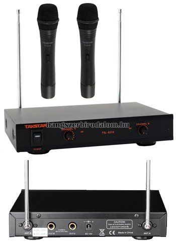 Takstar Karaoke szett 2 kézi mikrofonnal Takstar Karaoke szett 2 kézi mikrofonnal